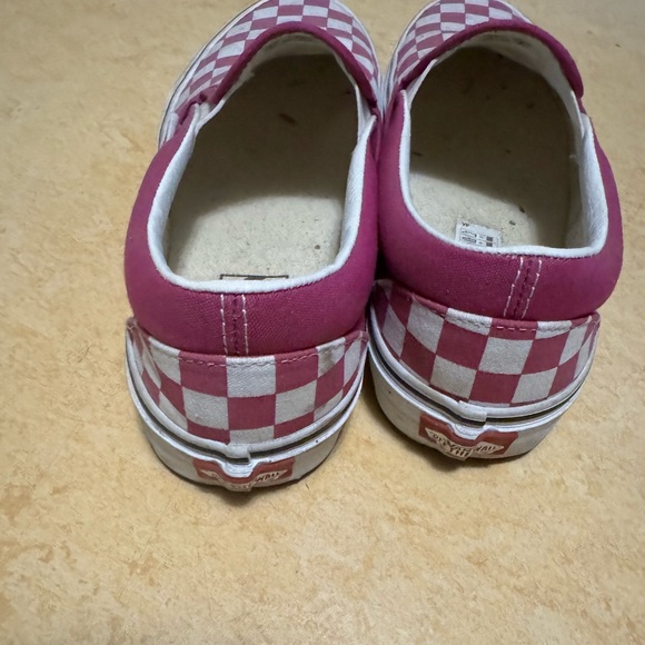 Pink Checkerboard Vans - Picture 5 of 5